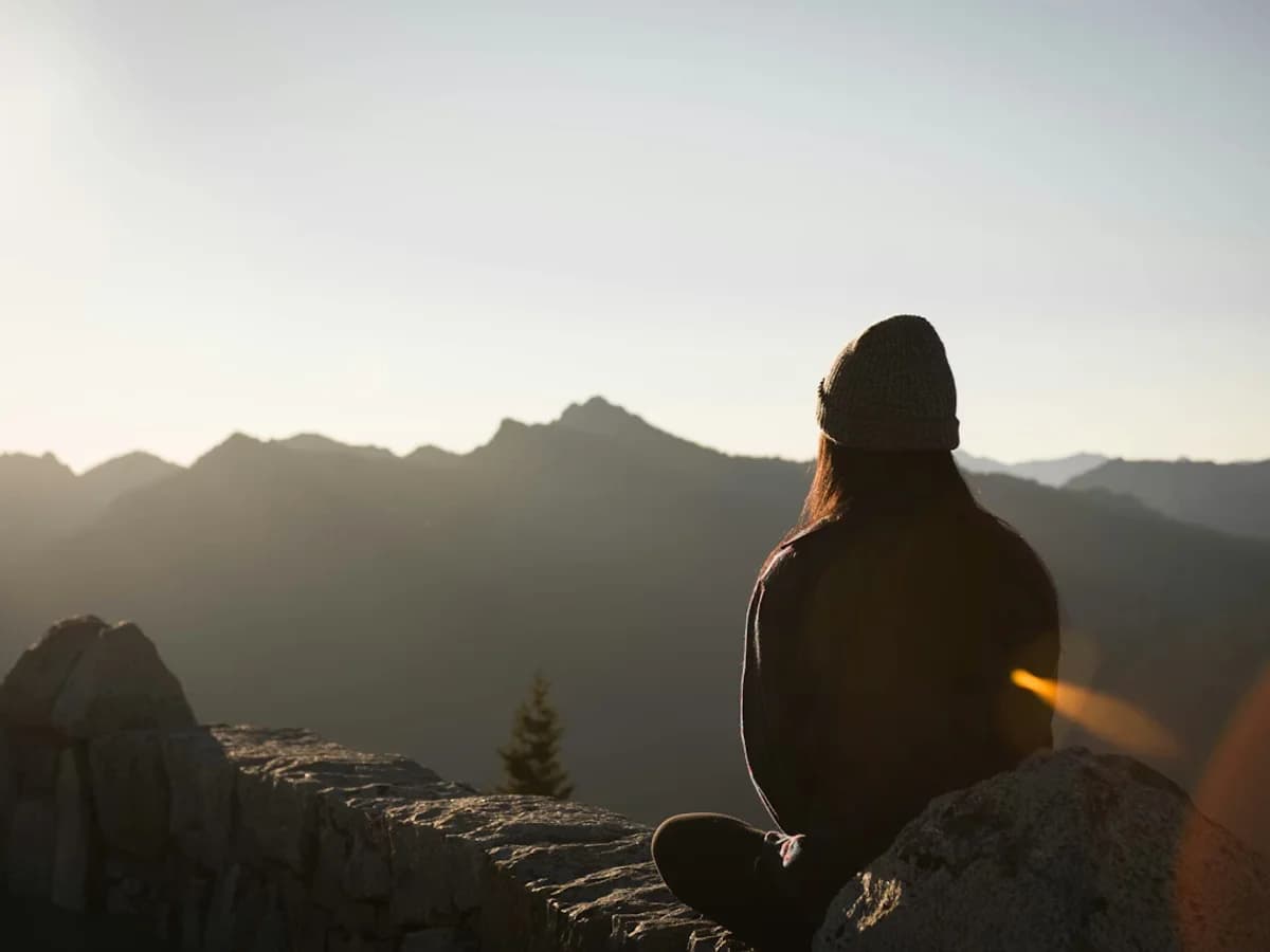Person reflecting on stress and emotional well-being